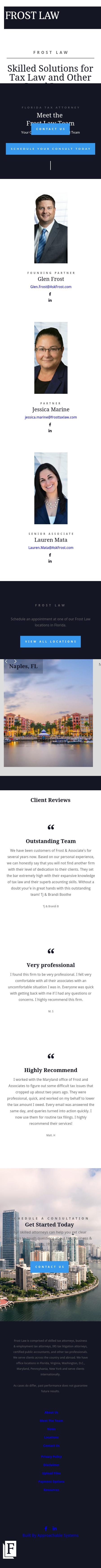 Glen Frost - Naples FL Lawyers